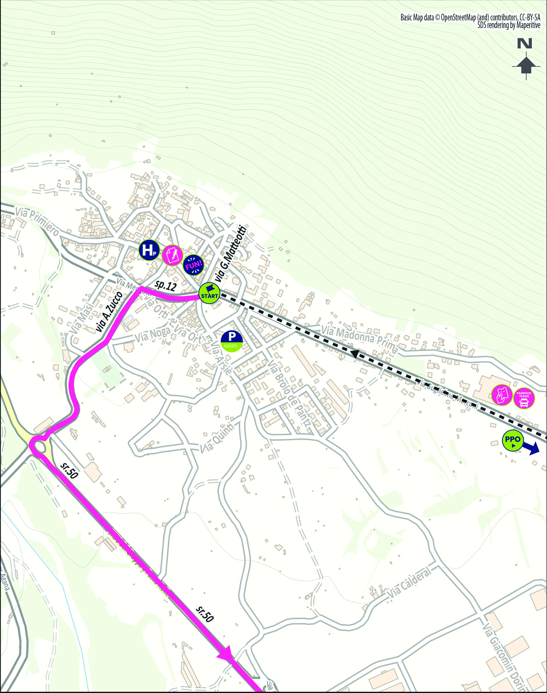 Partenza/Start Tappa 12 Giro-E 2025